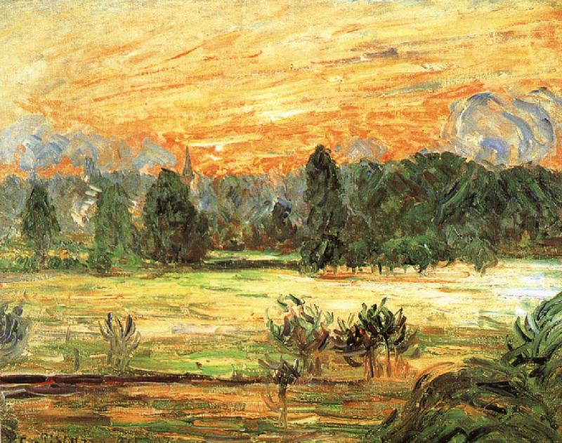 Camille Pissarro Sunsets china oil painting image